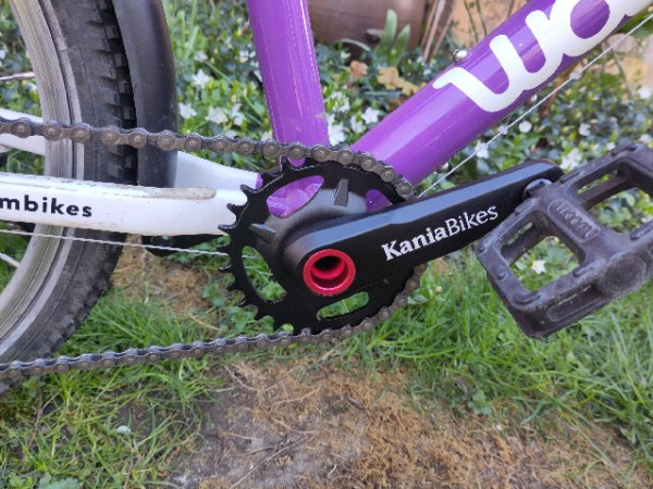 Kurbel direct mount inkl. Kettenblatt (ohne Lager) passend Woombikes